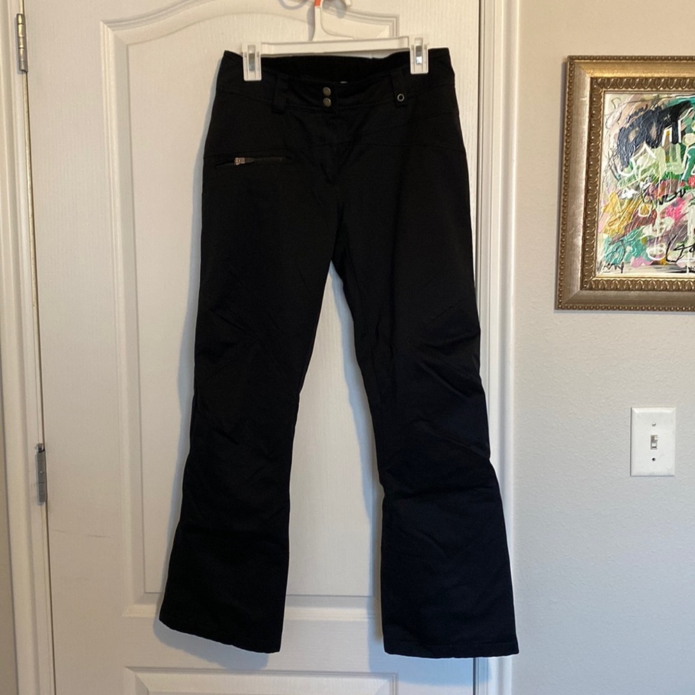 Black Obermeyer ski pants women size 6